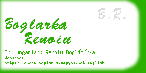 boglarka renoiu business card